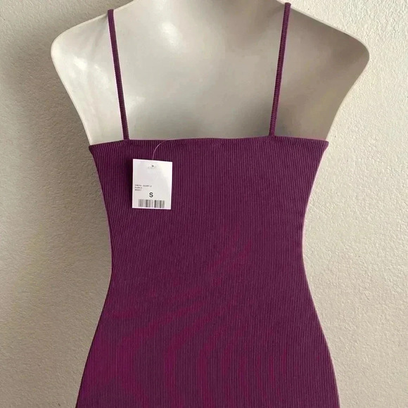 🆕Forever21 Purple Lattice Cami-Strap Bodycon Dress S🆕 - Picture 6 of 10